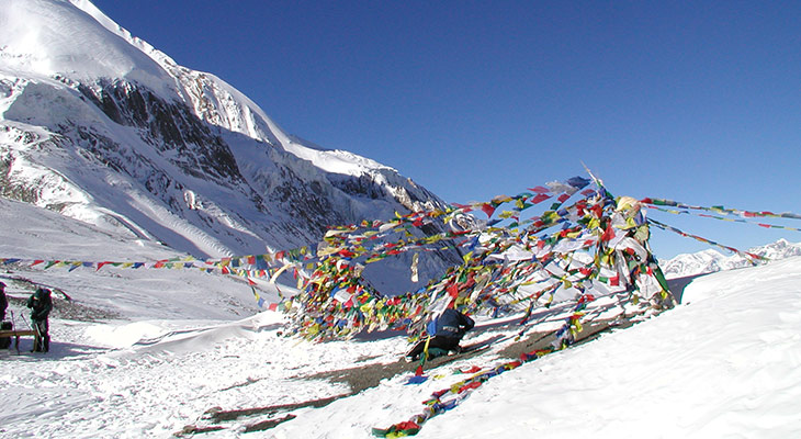 Thorong La Pass 5416 m, Annapurna Circuit Trek